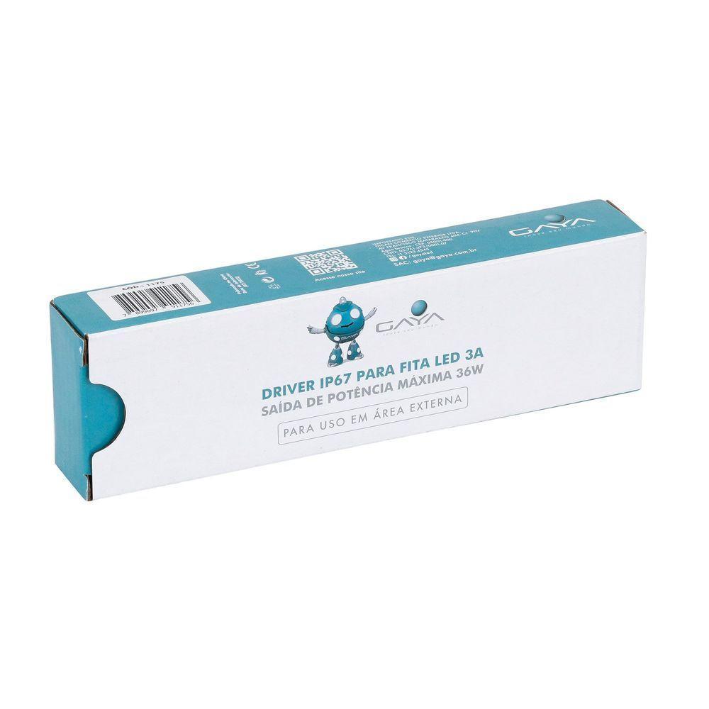 Driver Blindado P-fita Led Ip67 3a 36w Gaya - 5