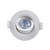 Spot Led Redondo Embutir 5w 3000k Direcional - 1