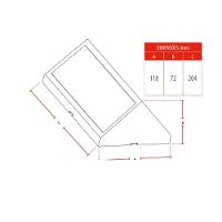 Arandela Led Scalenus 12w 2700k Branco Biv Ip65 Avant - 3