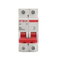 Disjuntor Din 2p 50a 3ka 230v Ca Curva C Steck - 1