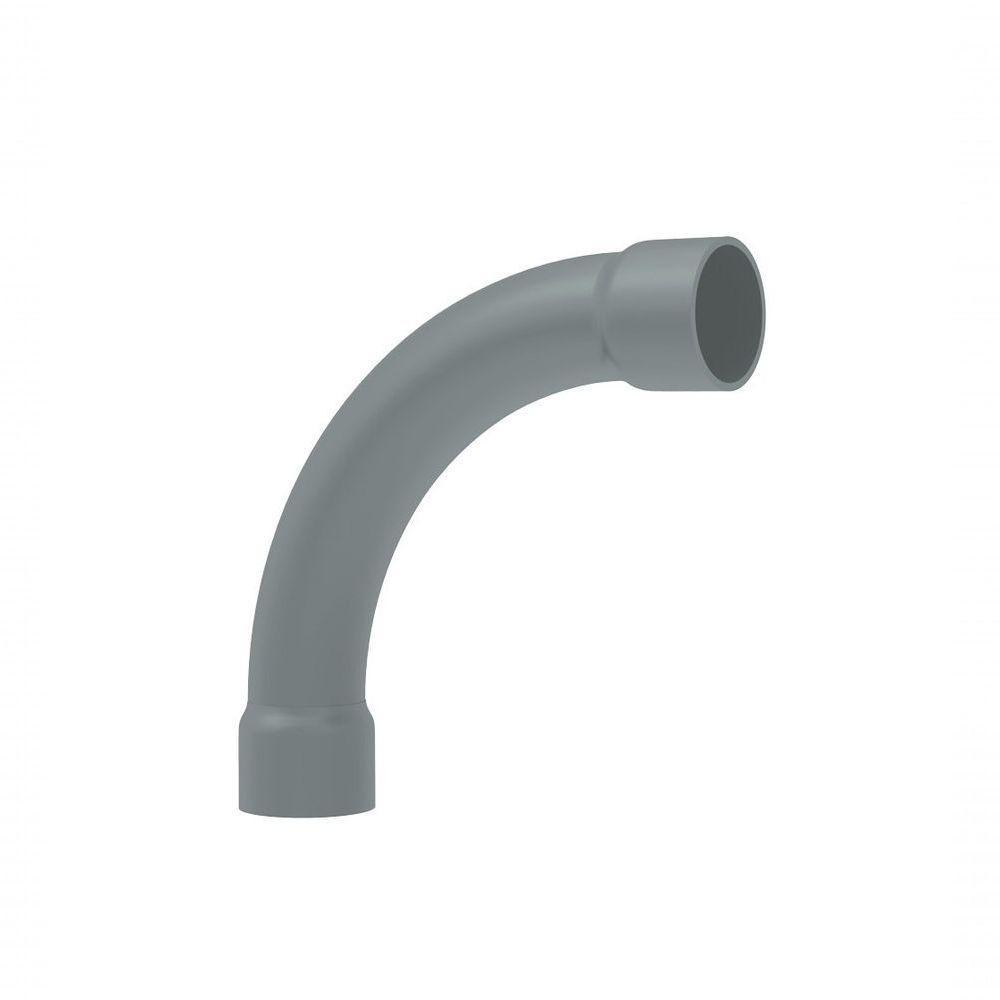 Curva Pvc 3-4" Para Eletroduto Cinza Inpol - 1