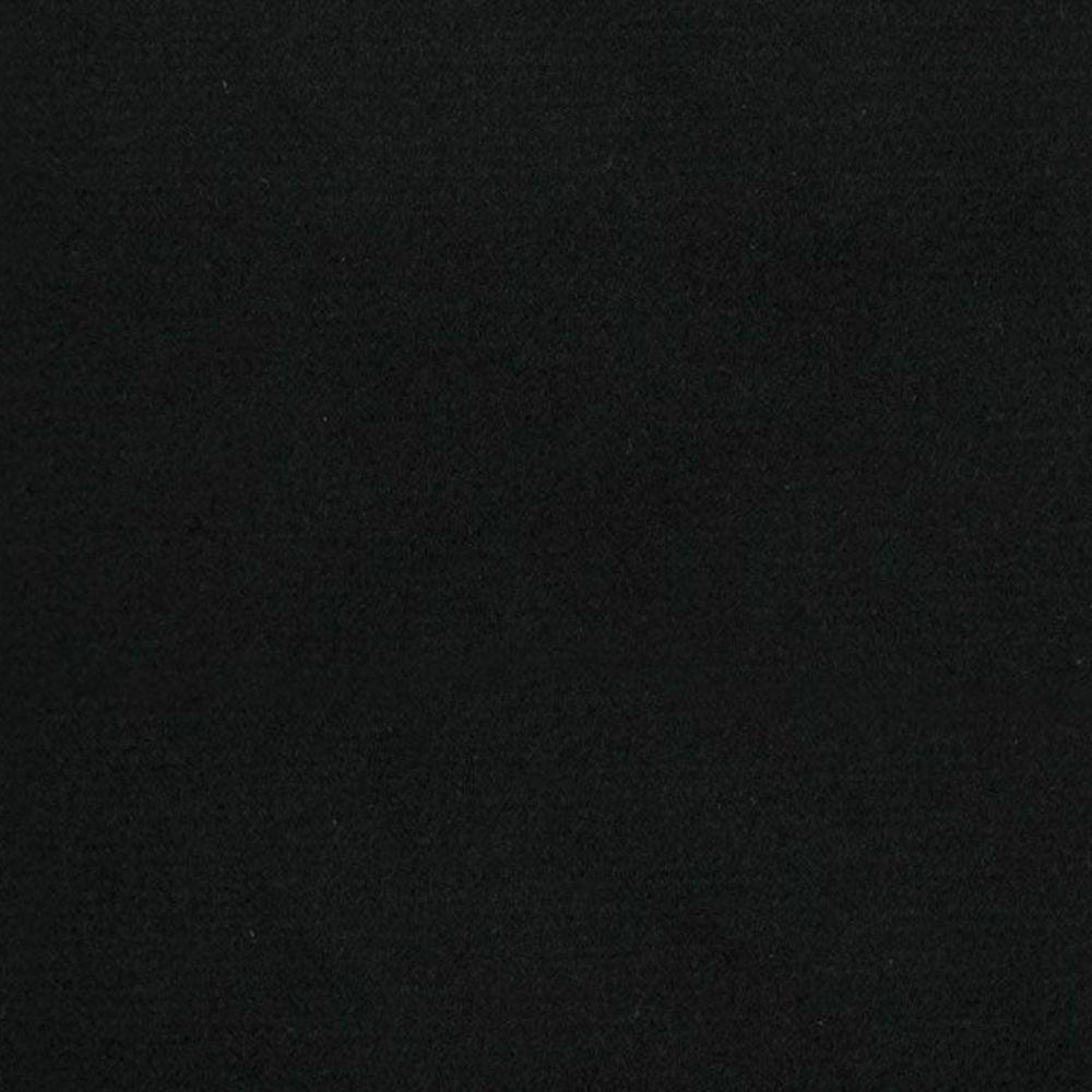 Puff Recamier Duque Veludo Preto Com Pés Em Madeira 1,40 M - 3