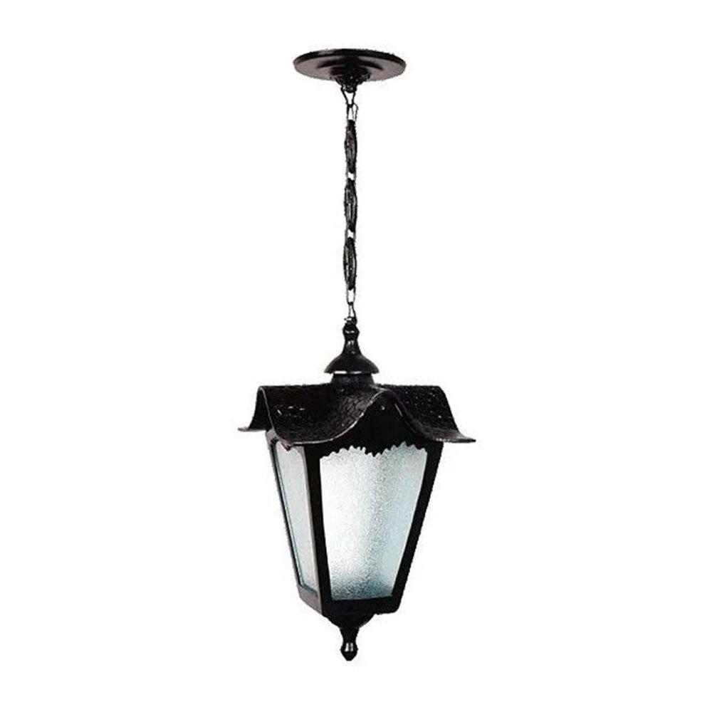 Luminária Externa Interna Madri Menor com Corrente Alumínio - 1