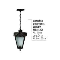 Luminária Externa e Interna Genebra com Corrente em Alumínio - 2