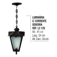 Luminária Externa e Interna Genebra com Corrente em Alumínio - 5