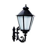 Luminária Colonial com Braço Italiana Grande Alumínio 99cm - 1