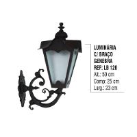Luminária Genebra com Braço Externa/interna em Alumínio 50cm - 2