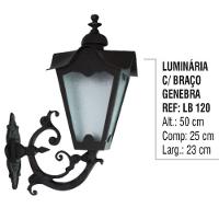 Luminária Genebra com Braço Externa/interna em Alumínio 50cm - 5