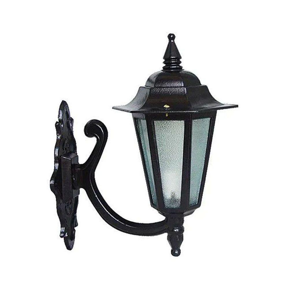 Luminária Holandesa com Braço Externa interna Alumínio 34cm - 1