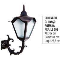 Luminária Romana com Braço Externa/interna em Alumínio 67cm - 5