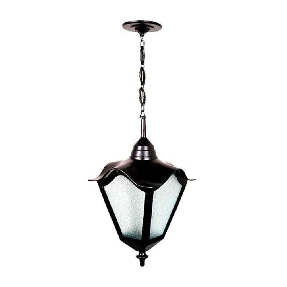 Luminária Externa e Interna Romana com Corrente em Alumínio - 1