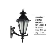 Luminária Verona 2 com Braço Externa e interna Alumínio 50cm - 3