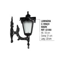 Luminária com Braço Madri Externa e interna em Alumínio 55cm - 2