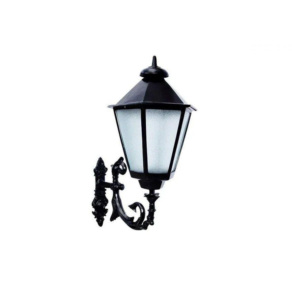 Luminária Colonial Com Braço Italiana Grande Alumínio 99Cm - 2