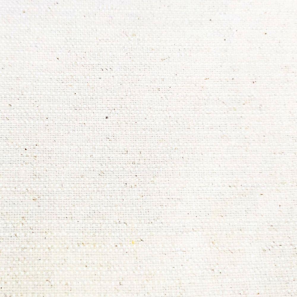 Puff Recamier Duque Linho Cru Com Pés Em Madeira 1,40 M - 2