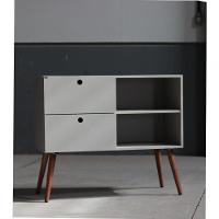 Aparador 02 Gavetas 1 Nicho Com Pés Palito Beton Matt - Mdf Arauco - 2