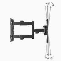 Suporte Tv Articulado De Parede Para Telas 32 A 55 P4 Nb - 2