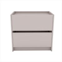 Mesa De Cabeceira 2 Gavetas 600 X 550 X 400 Sal Rosa - Mdf Arauco - 2