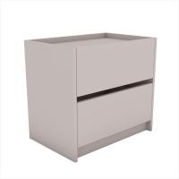Mesa De Cabeceira 2 Gavetas 600 X 550 X 400 Sal Rosa - Mdf Arauco - 3