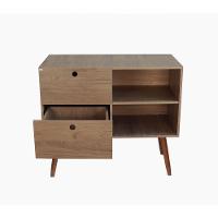 Aparador 02 Gavetas 1 Nicho Com Pés Palito Corazzi - 2