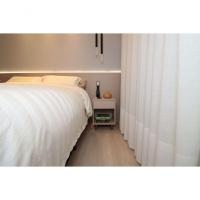 Mesa De Cabeceira 1 Nicho 1 Gaveta 400x550x400 Sal Rosa - Mdf Arauco - 4