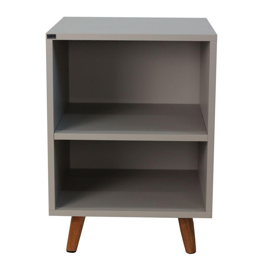 Mesa De Cabeceira Nicho 400x550x400 Beton Matt - Mdf Arauco - 1