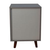 Mesa De Cabeceira Nicho 400x550x400 Beton Matt - Mdf Arauco - 2