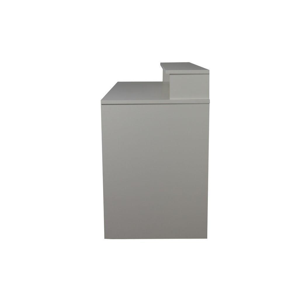 Estação De Trabalho ( L.1200) Cpu Branco Real - Mdf Arauco - 2