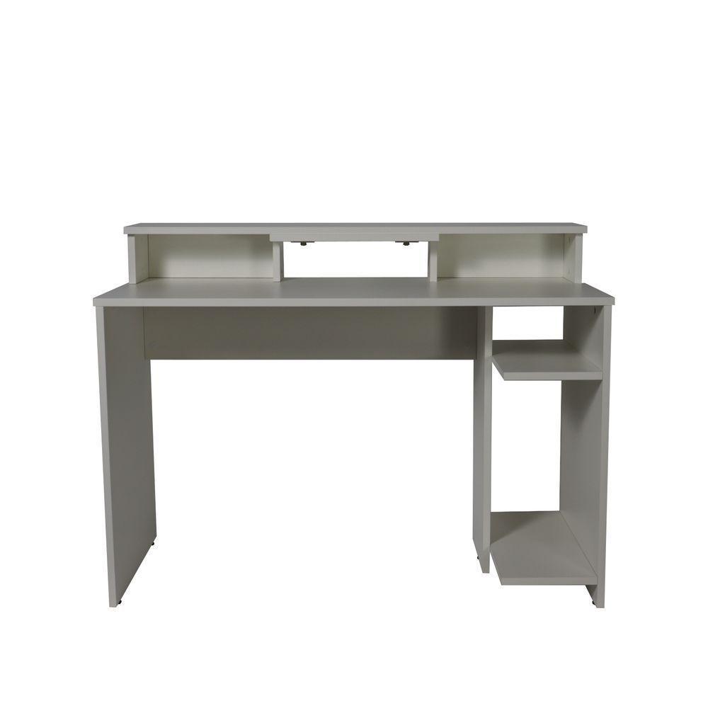 Estação De Trabalho ( L.1200) Cpu Branco Real - Mdf Arauco - 3