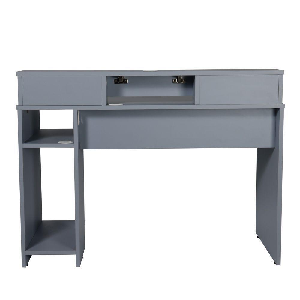 Estação De Trabalho ( L.1200) Cpu Azul Sereno - Mdf Arauco - 2