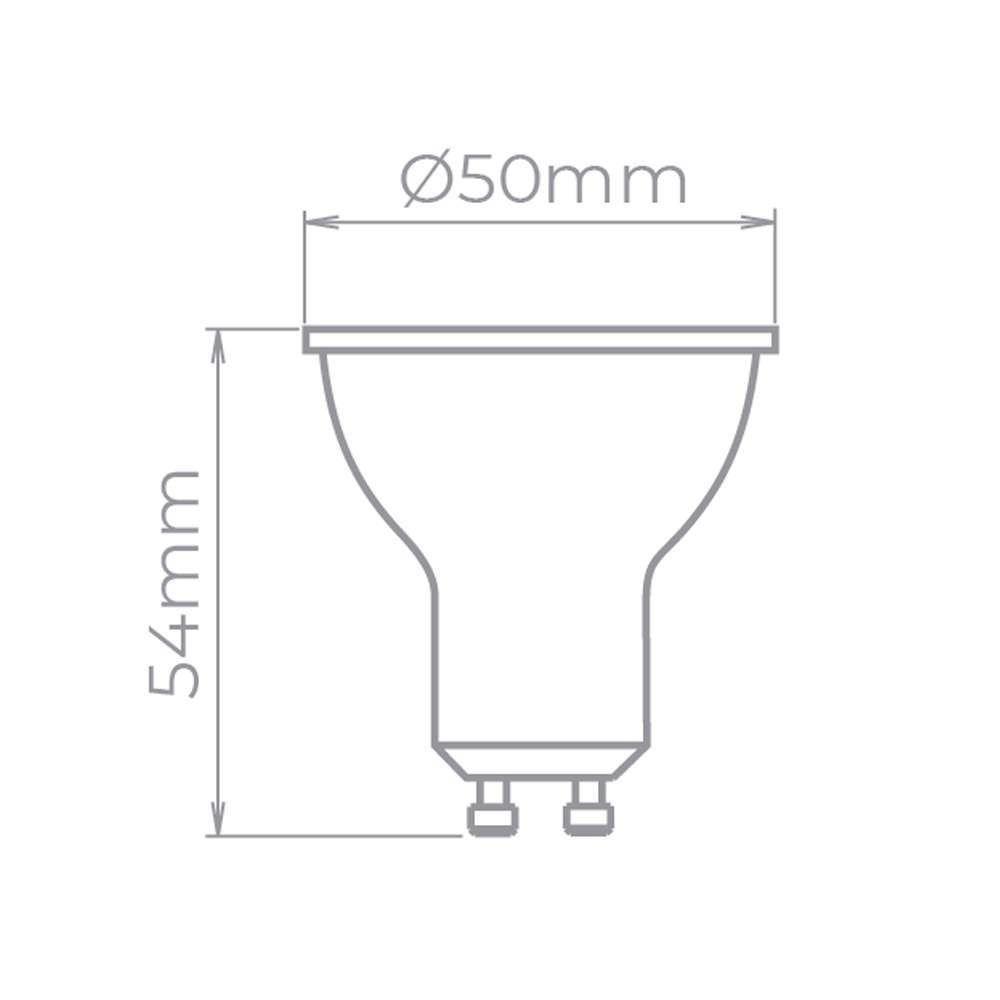 Lampada Led Dicroica 4,8W Gu10 Mr16 6500K Bivolt - 2