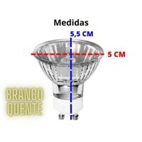 Spot Embutir Movel Redondo Mr16 - Com Lampada 50w Cor Produto Cinza 110v - 5