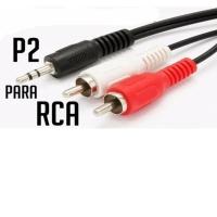 Cabo P2 Para 2 Rca Reforçado 1,5 Metros - 1