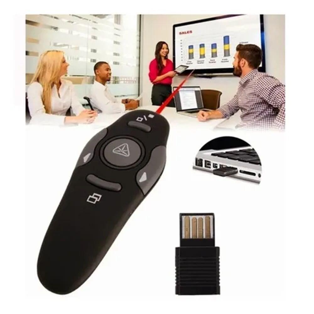 Caneta Laser Apresentador De Slide Sem Fio Alcance 30m - 1