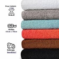 Kit 10 Tapetes Banheiro 550G/M² Extra Felpudo 45X70Cm Cinza - 3