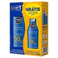 Kit Protetor Solar Nivea Sun Fps 50 Protect & Hidrata 200ml + 100ml - 1