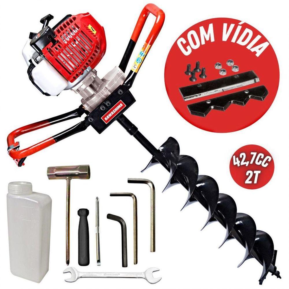 Perfurador De Solo Kawashima Ed43 Com Broca Forte De 80X15Cm - 2