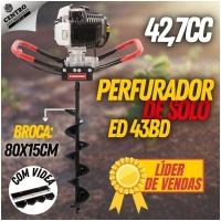 Perfurador De Solo Kawashima Ed43Ebs Broca Resistente 80X15Cm - 8