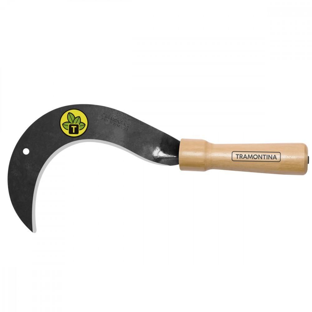 Foicinha para Soja Tramontina em Aço com Cabo de Madeira - 1