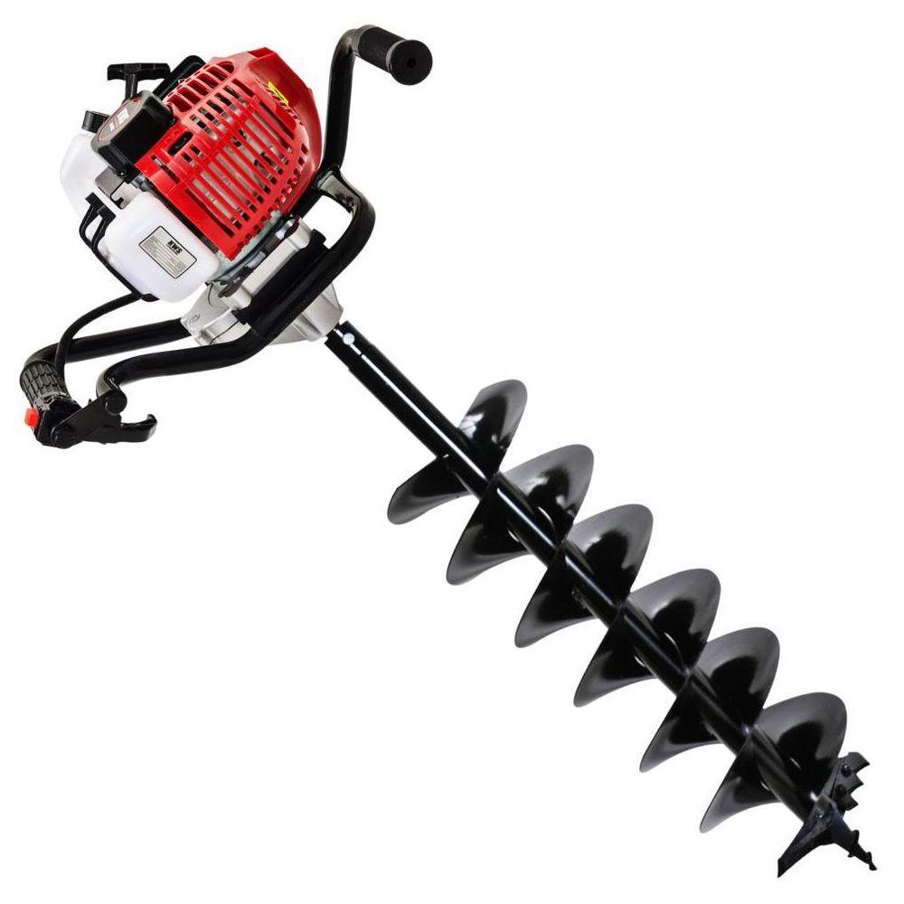 Perfurador De Solo Kawashima Ed252Bd + Broca Resistente De 80X20Cm - 9