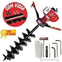 Perfurador De Solo Á Gasolina Kawashima Ed52 Com Broca 200Mm - 2