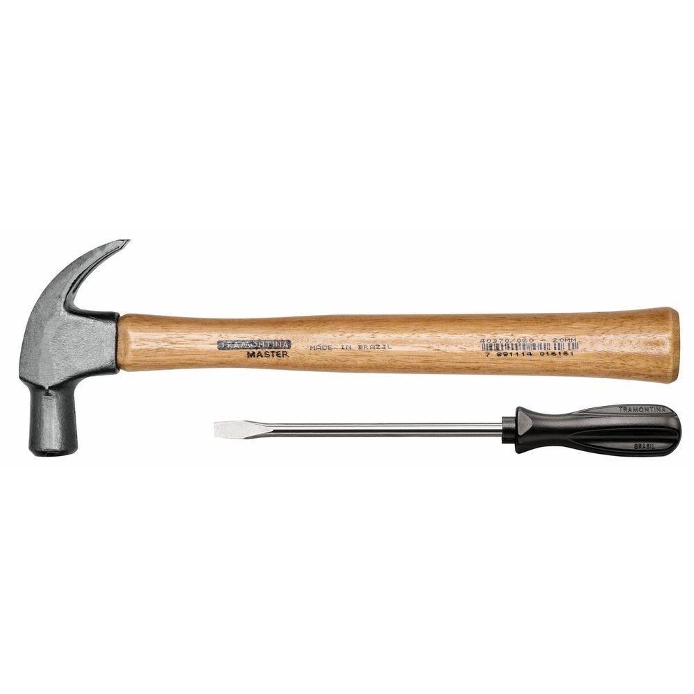 Kit Martelo 25Mm E Chave Fenda 1/8X3´´ - 2