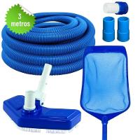Kit Completo Manutenção E Limpeza Para Piscinas De Fibra, Vinil E Alvenaria Uso Universal - 1