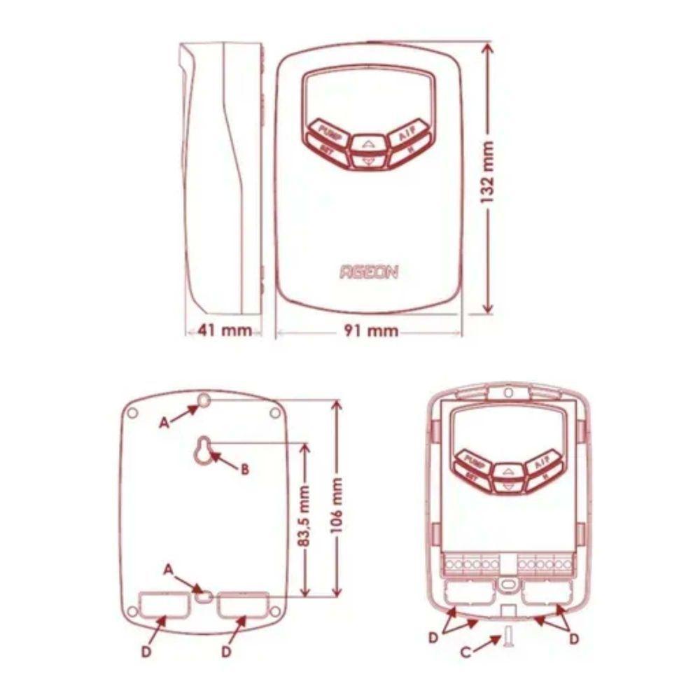 Controlador Para Aquecimento De Piscina Por Diferencial De Temperatura Automático Bivolt - 4