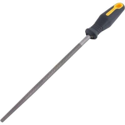 Lima Redonda Bastarda 6'' Com Cabo Encartelada Vonder