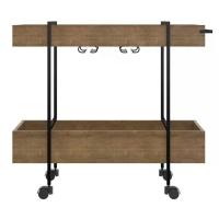 Carrinho Bar 27813 Linha Complementos Preto Vermont - 6