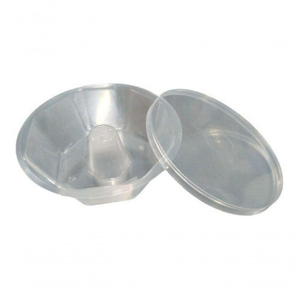 Forma Mini Pudim Forno Microondas C/300 Unidades 120Ml - 1