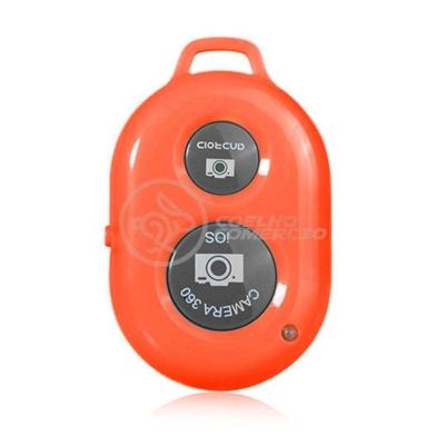 Controle Remoto Disparador Fotos Bluetooth Selfie Vermelho