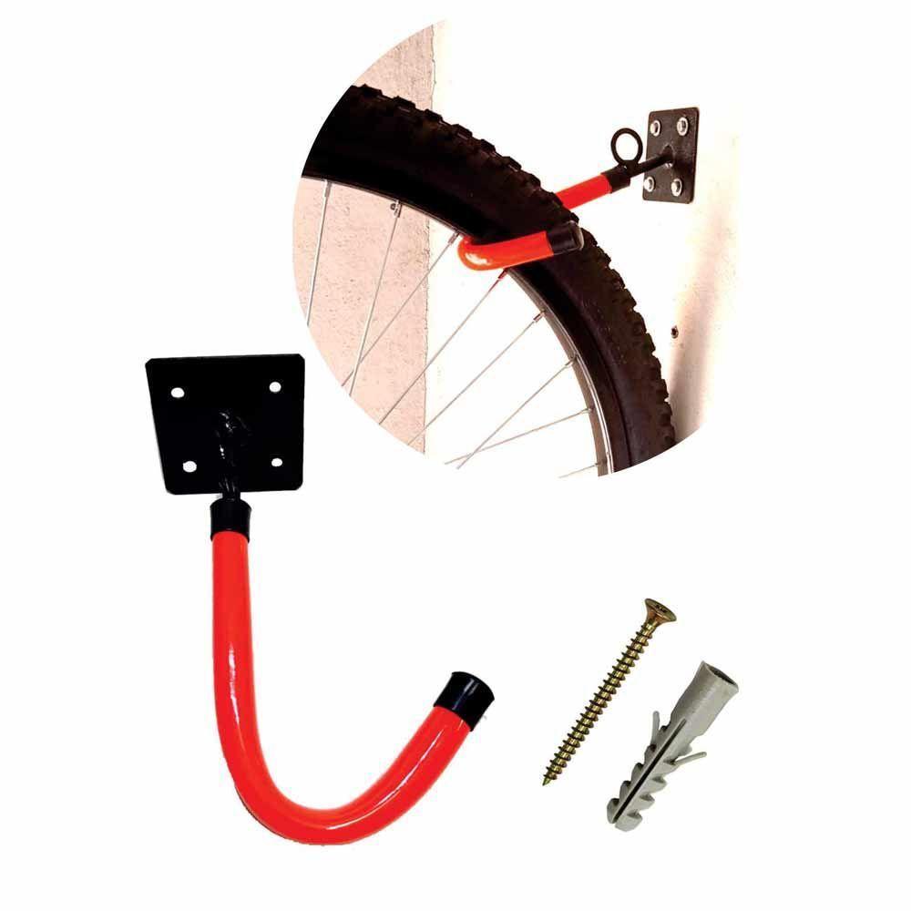 Suporte Gancho para Bicicleta Pendurar Vertical em Paredes - 1