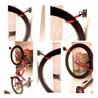 Suporte Gancho para Bicicleta Pendurar Vertical em Paredes - 3